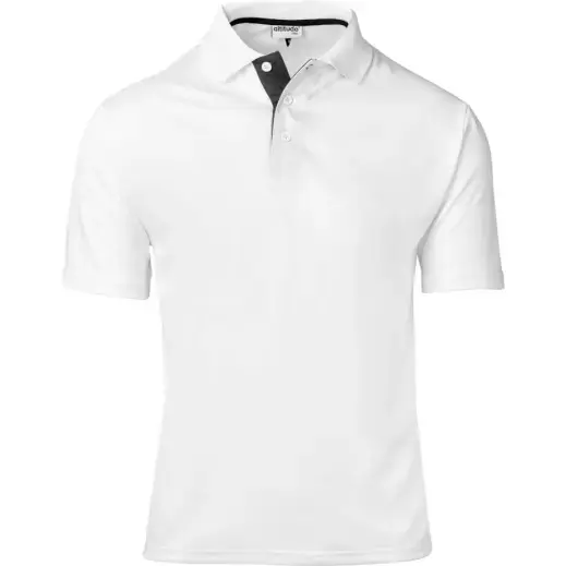 Kids Tournament Golf Shirt White